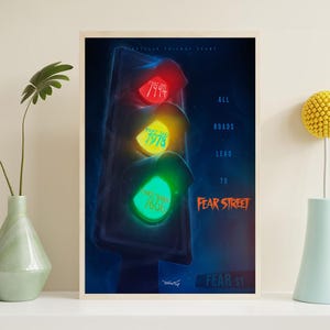Póster de la película "Fear Street", impresión en HD, póster vintage, coleccionables, decoración del hogar, arte mural, sin marco.