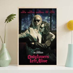 Nur Liebhaber links Alive Tilda Swinton Classic Film Leinwand Poster, HD Poster Druck, Vintage Poster, Kunstsammlerstücke, Wohnkultur
