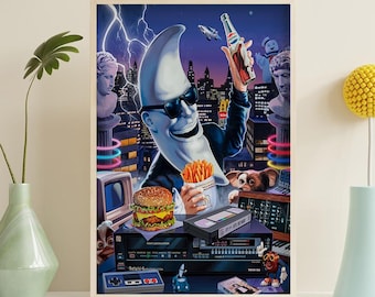 80s　マクドナルド　マックトゥナイト 3D Lenticular Poster 80s マクドナルド マックトゥナイト 3D Lenticular Poster