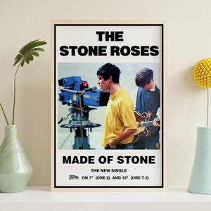 Póster de la película "The Stone Roses - Made Of Stone", impresión en HD, póster vintage, coleccionables, decoración del hogar, arte mural, sin marco