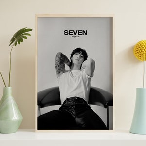 Pôster do cantor coreano Jungkook, pôster de álbum, pôster em tela, impressão de pôster em HD, pôster vintage, itens de arte colecionáveis, decoração para casa, arte de parede
