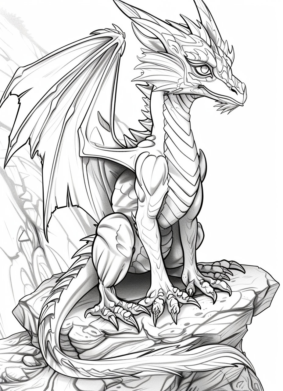 35 drakenkleurplaten voor volwassenen, afdrukbare kleurplaten voor draken,  fantasiekleurboeken, mindful kleuren - Etsy België, image size:928x1280