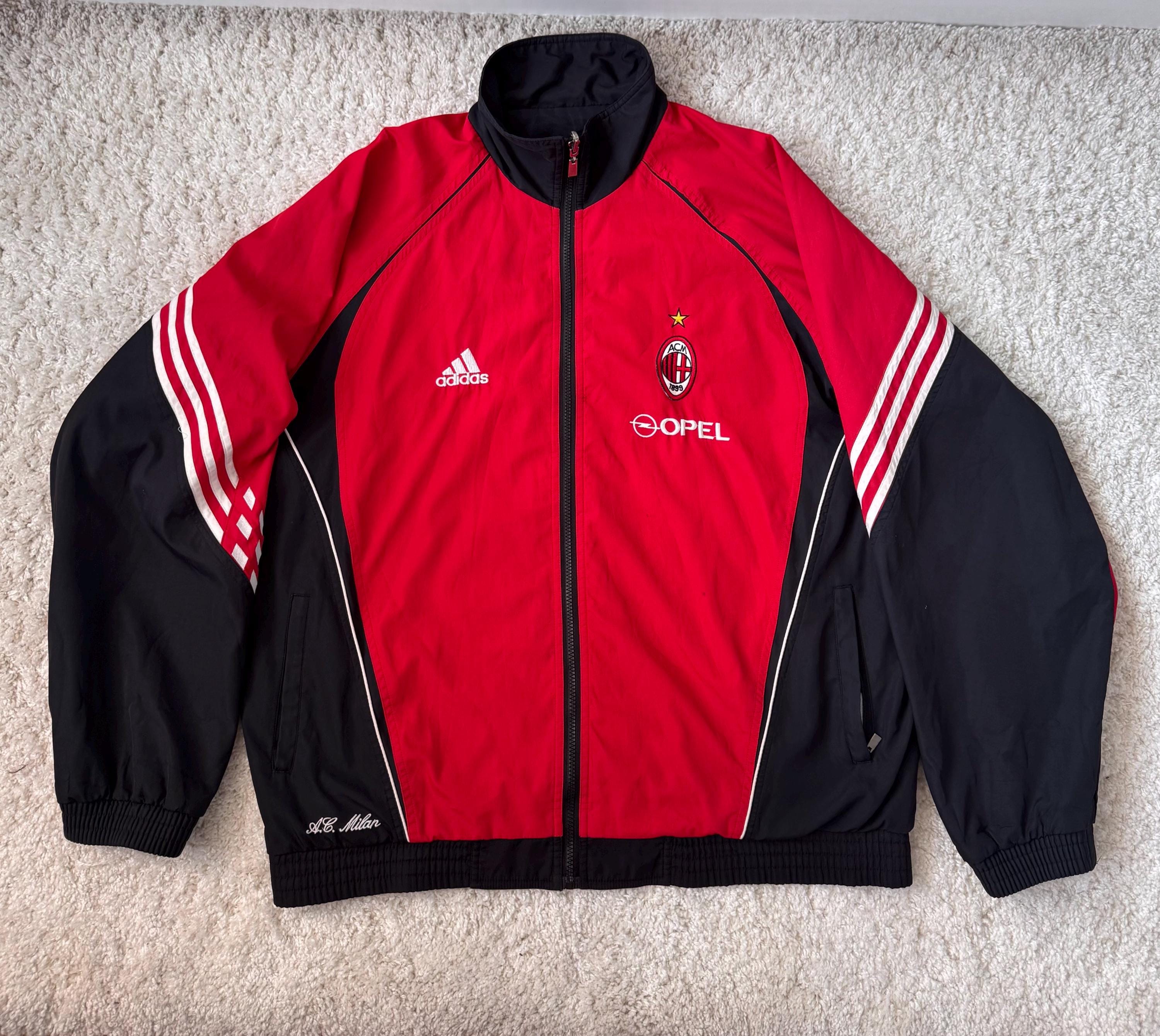 Vintage Ac Milan Jacket - Etsy