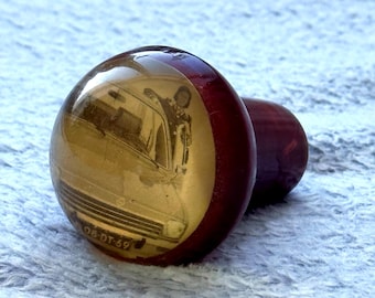 Vintage Rare Opel Kadet Gear Shifter Knob – Car Interior Detail