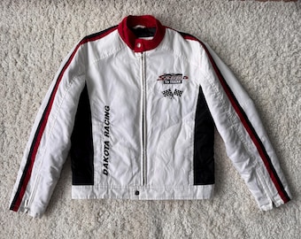 vintage Dakota Motors Racing jacket “L-XL” size motorcycle motorsport