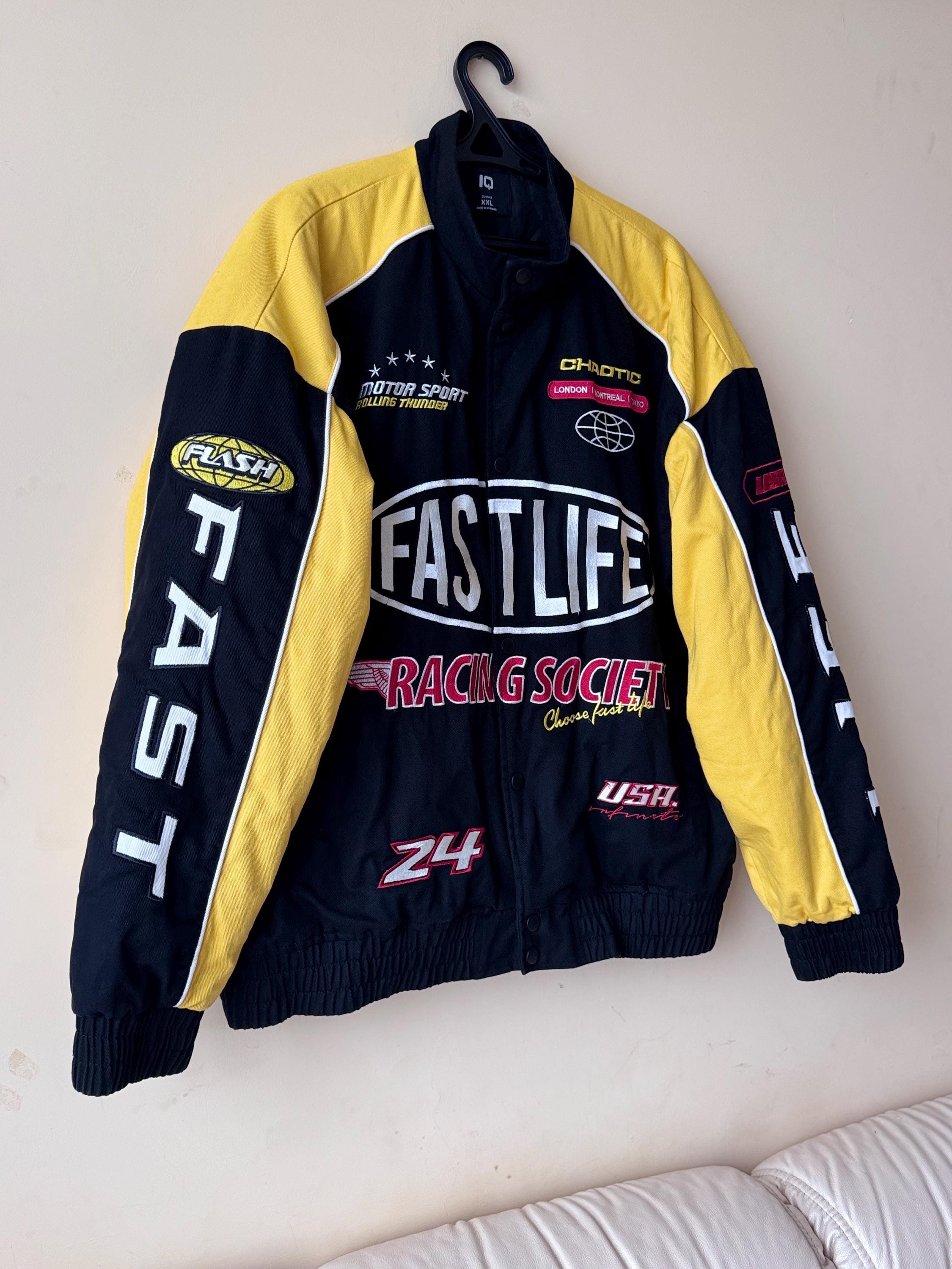 Vintage FAST Life Chaotic System Nascar Design Racing Motorsport