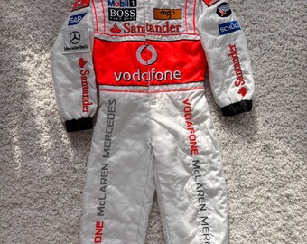 for kids size (1)! 2007 Lewis Hamilton Vodafone Mercedes McLaren F1 Team Overall Suit