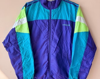 Vintage Adidas Originals Pink White Zip up Jacket / Trefoil Vintage Adidas Originals Pink White Zip up Jacket / Trefoil