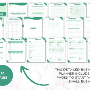 Printable Business Planner Template for Business Owners Digital ...