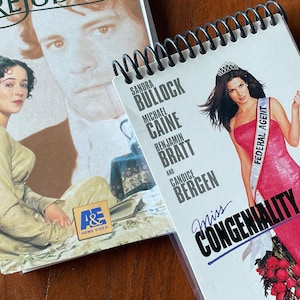 Movie Journals | upcycled VHS | Pride and Prejudice, Trekkie, westerns, Miss Congeniality, classic cartoons