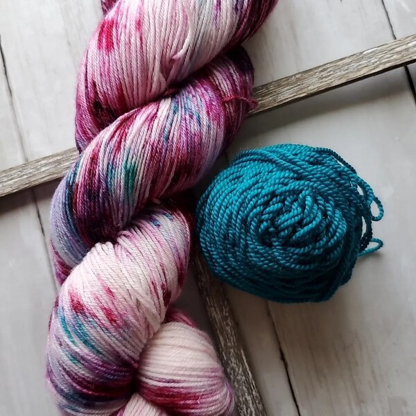 Sock set Destash yarn - fingering sock yarn, merino wool/nylon blend