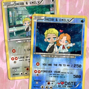 Personalized Poke Anniversary Card I Personalized Anniversary Gifts I Anniversary Gift I Gift for Him I Gift for Her I Valentine's Day Gift