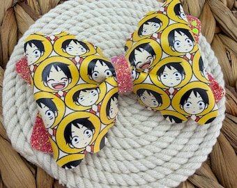 Monkey-D-Luffy hair bow.