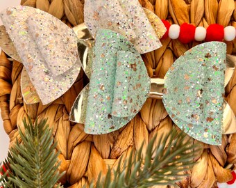 Sparkles hair bows.