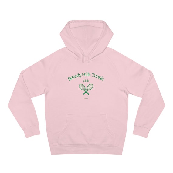 Classic Tennis Hoodie From Beverly Hills Tennis Club Etsy