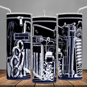 X-Ray Contraband Tumbler Wrap: Funny Adult Prank Gift (PNG Digital Download)