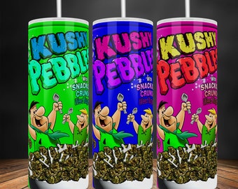 Kush Candy 20 Oz Tumbler Wrap: grappige stoner, png (digitaal bestand)