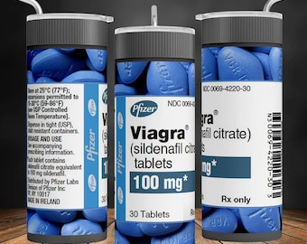Viagra Pills Bottle Joke 20 oz Tumbler Wrap, Funny Sarcastic Tumbler PNG, Seamless Design For Sublimation, Dad Gift, Fathers Day Gift, dad.