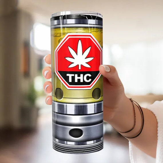 THC Vape Cartridge 20oz Tumbler Wrap, Funny Vaping Weed Tumbler PNG, Stoner  Tumbler, 420 Marijuana PNG, Seamless Design for Sublimation