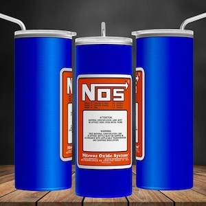Clean Nos Can 20oz Tumbler Wrap, Nitrous Nos Tumbler, Presente automotivo, Envoltório sem costura para sublimação, Presente para car guy, Presente para amantes de carros, 300 dpi
