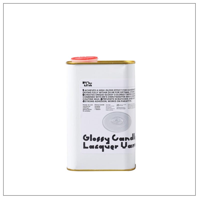Boowan Nicole Water-Based Glossy Candle Lacquer Varnish