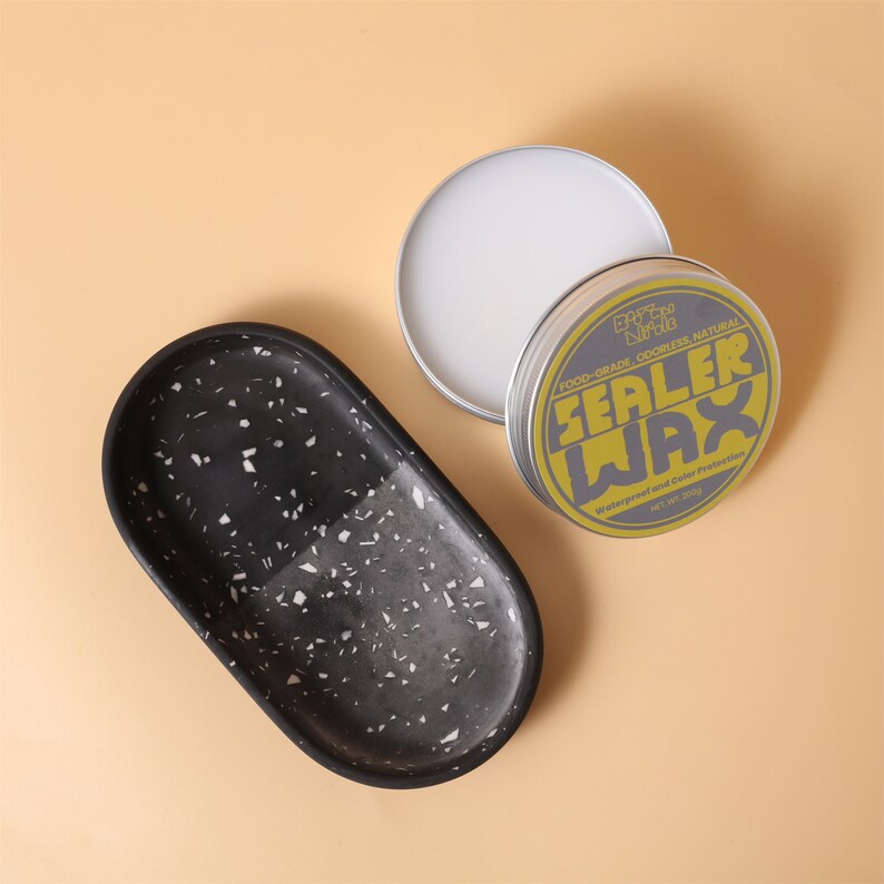 Boowannicole Sealer Wax Sets for Jesmonite Concrete Soy Wax Sealer 10g