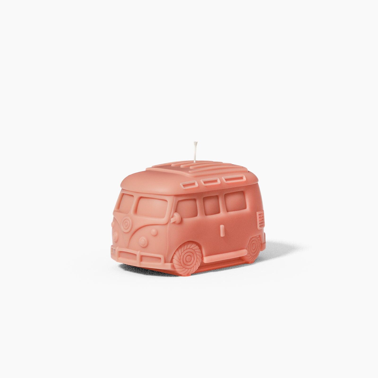 Moule à Bougie Silicone Voiture Kombi Camper Van Vintage - Boowan Nicole, Idéal DIY Décoration Maison Et Cadeau