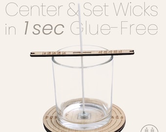 Quick Magnetic Candle Wick Centering Setter Tool