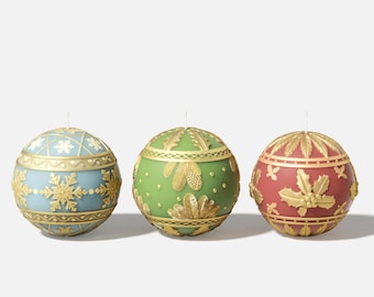 Boowan Nicole Christmas Charm Bauble Light Candle Silicone Mold