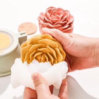 Stampo In Silicio Per Vaso Rosa: Crea Candele, Cemento E Gesmonite Fai Da Te Con Dnejiu