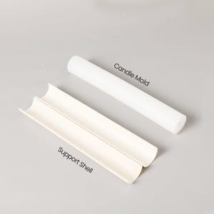 Explore the essentials—plastic packaging and the Ribbon Bow Taper Candle Silicone Mold—integral tools in the candle crafting process.