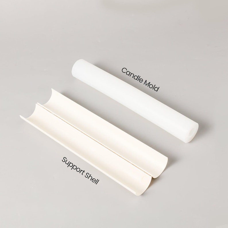 Explore the essentials—plastic packaging and the Ribbon Bow Taper Candle Silicone Mold—integral tools in the candle crafting process.