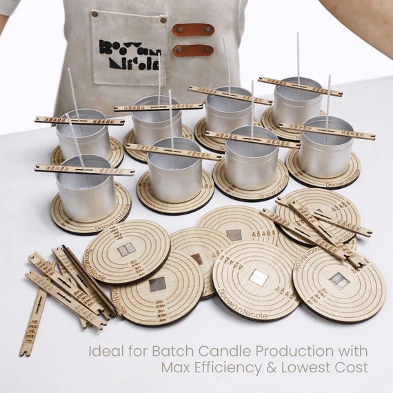 Outil De Centrage De Mèche Pour Bougies BOOWAN NICOLE - Magnétique, Compatible Avec La Plupart Des Pots, Centrage En 1 Seconde, Sans Colle - 5