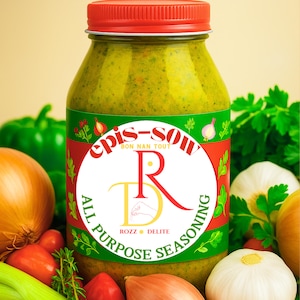 Freshly Made Haitian EPIS / All Purpose Seasoning. Bon Nan Tout!