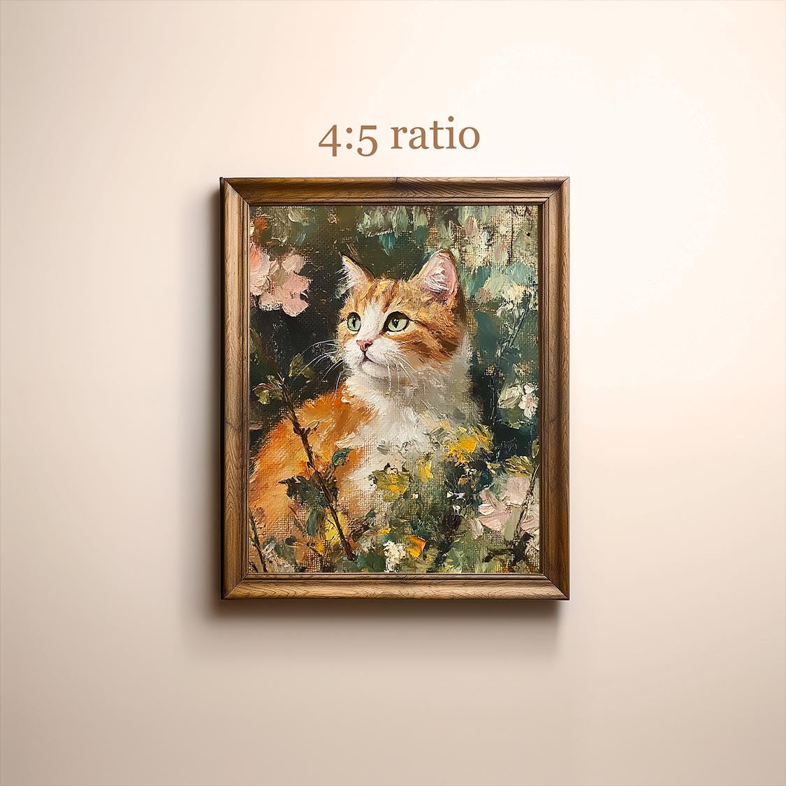 油絵　専用品　頭に花をのせた猫 3 il_fullxfull.6811600641_enl5.jpg