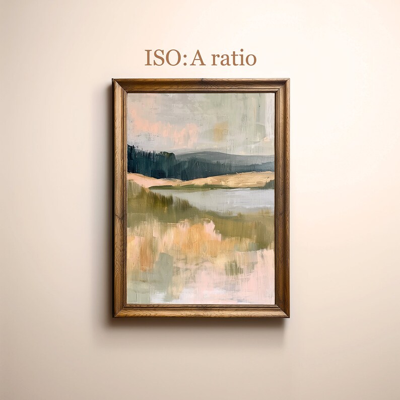 Foggy Bog | Printable Nature Wall Art | Dreamlike Oil Painting ...