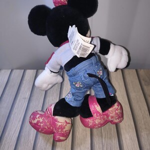 Vintage Minnie Mouse Soft Toy Plush, Walt Disney Collectible, Retro Disney Stuffed Toy, Classic Character Plush Gift, Disneyana Memorabilia image 3