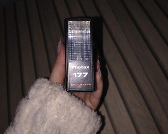 Vintage Camera Flash Unit Hot Shoe Mount – Retro Film Camera Flash Gun, Universal Photography Accessory, 35mm Camera Light