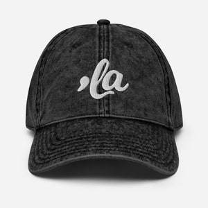 Kamla-La-hoed Kamala Harris Biden Harris 2024 Verkozen Harris-hoed geborduurd Vintage Cotton Twill Cap Vice President Democrats Win 46th tee