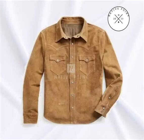 Buy Mens 100 % Real Geniune Suede Leather Western Cowboy Style 