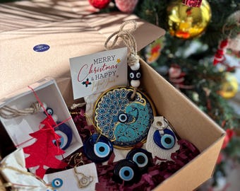 Luxury Greek Evil Eye Gift Box – Nazar Jewelry & Home Protection Set