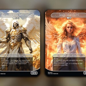 Angel Tribal Set B 10 Cards Set Comes with 2 Bonus Cards MTG Proxy Cards Premium Quality image 4