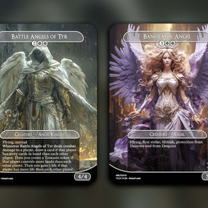 Angel Tribal Set B 10 Cards Set Comes with 2 Bonus Cards MTG Proxy Cards Premium Quality image 6