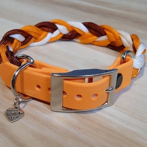 Braided paracord collar