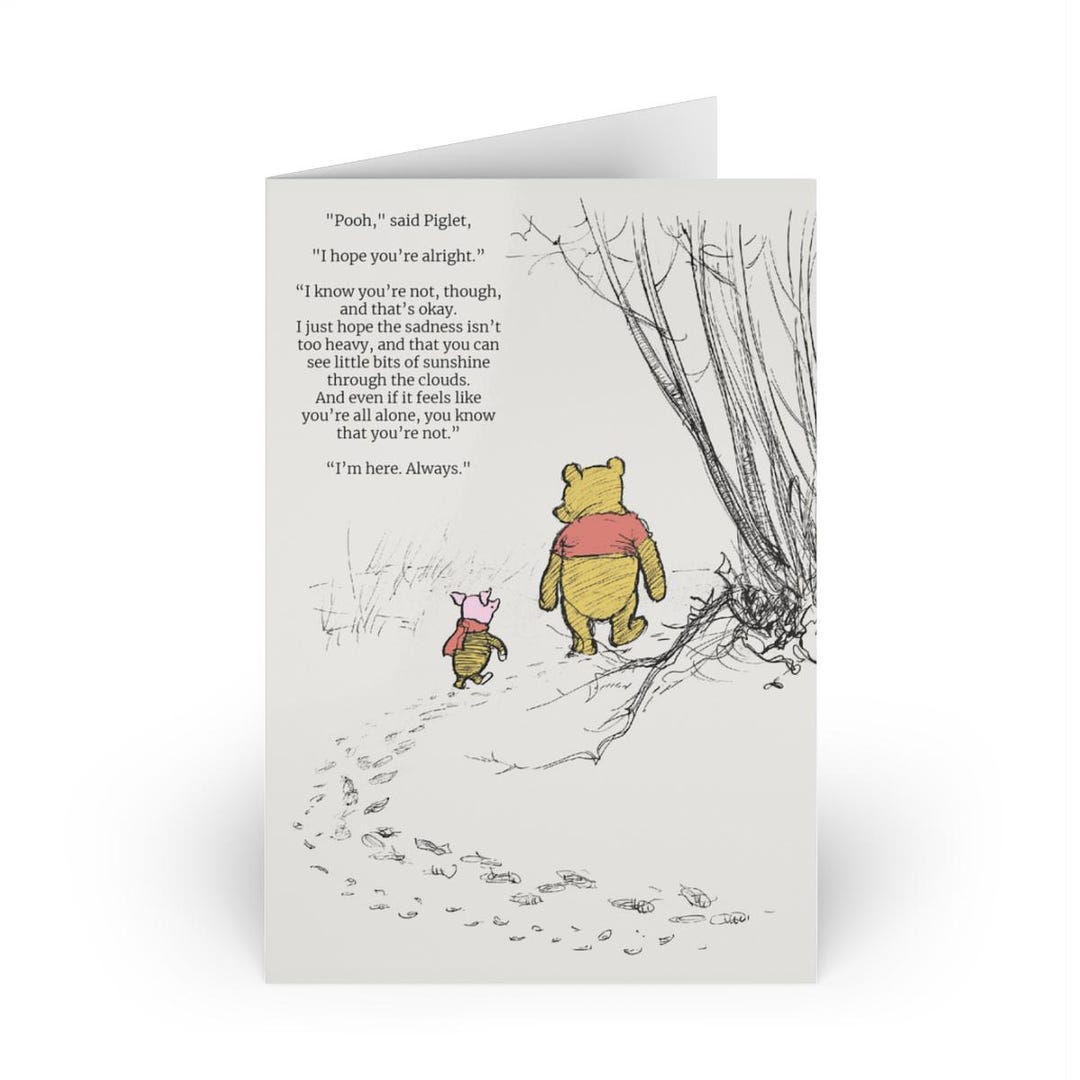 Winnie-The-Pooh Spero che tu stia bene Stampa / Download digitale