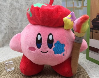 Nouveau jouet en peluche Kirby Star pour peintre créatif et chef Kirby