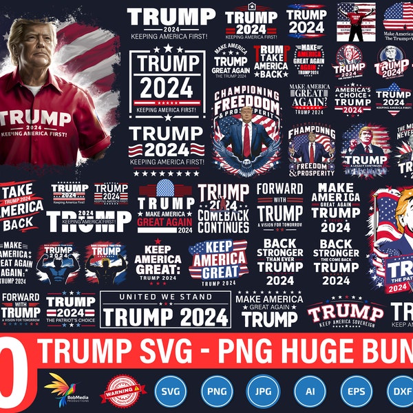 Trump 2024 Svg png Bundle, Donald Trump Svg, Trump Svg, Presidential Election, Trump Flag Svg, Mean Tweets Svg, Trump Cricut, Trump 47 svg