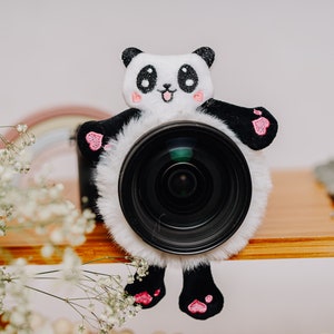 Camera Buddy, Lens Buddy, Accessoire photo, Objectif d’appareil photo, Animaux photo, Animaux de l’appareil photo, Panda