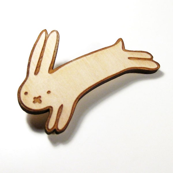SAMPLE SALE Runaway Bunny Wood Pin