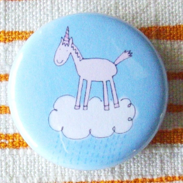 Unicorn and Cloud Badge